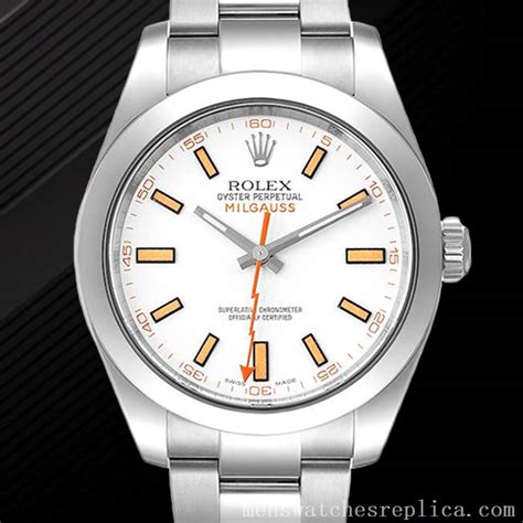 best rolex milgauss replica|rolex milgauss 116400 white.